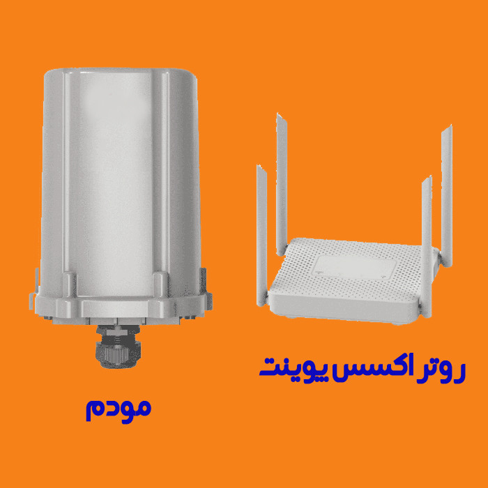 مودم فضای باز X10 ZLT به همراه روتر ذاخلی